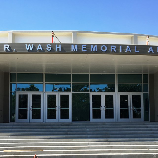 New grand entrance at Don Wash