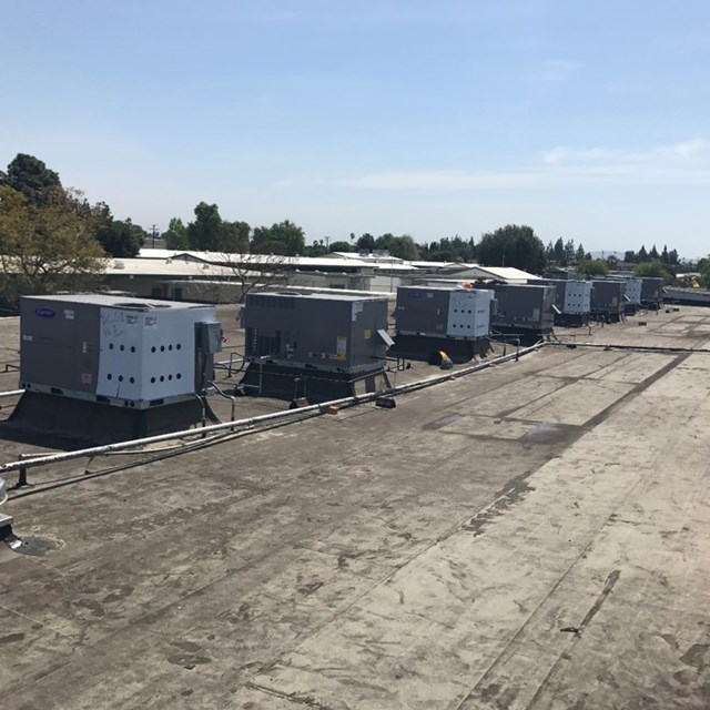 New HVAC and roofing at Santiago High School